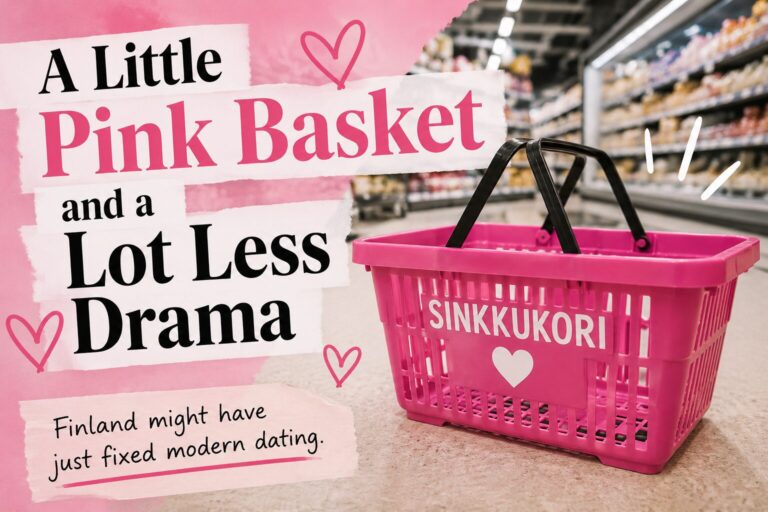 pink baskets