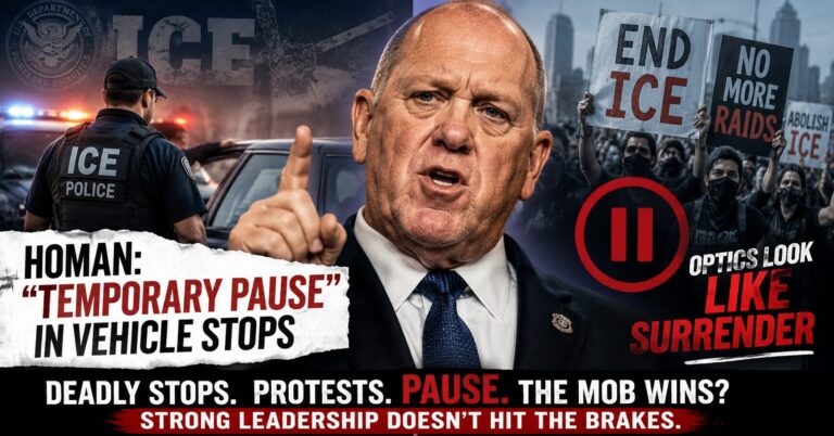 Tom Homan Ice Pause